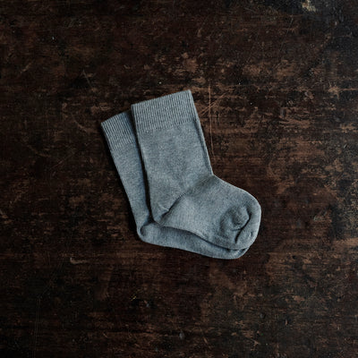 Cotton Socks - Grey Melange