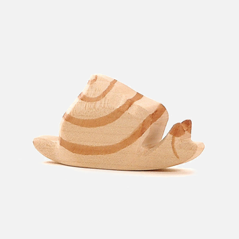 Handcrafted Wooden Snail