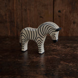 Handcrafted Wooden Zebra
