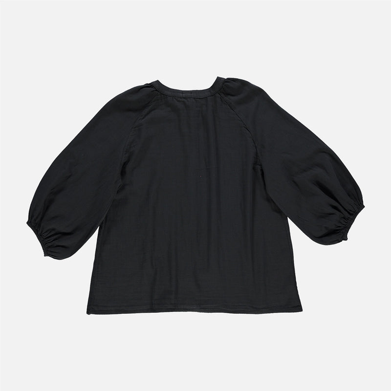 Women’s Cotton Onagre Blouse - Pirate Black