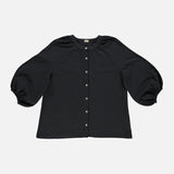 Women’s Cotton Onagre Blouse - Pirate Black
