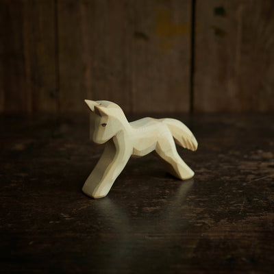 Hancrafted Wooden Foal