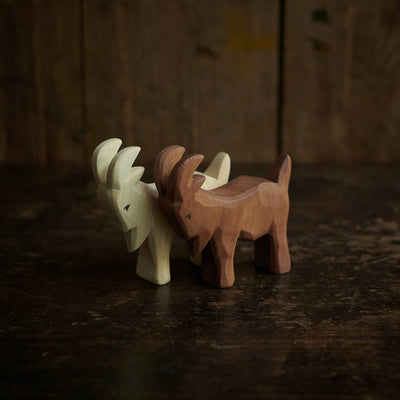 Hancrafted Wooden Billy Goat