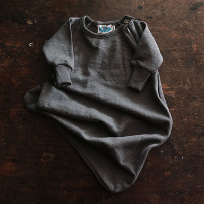 Merino Wool/Silk LS Terry Sleeping Bag - Slate