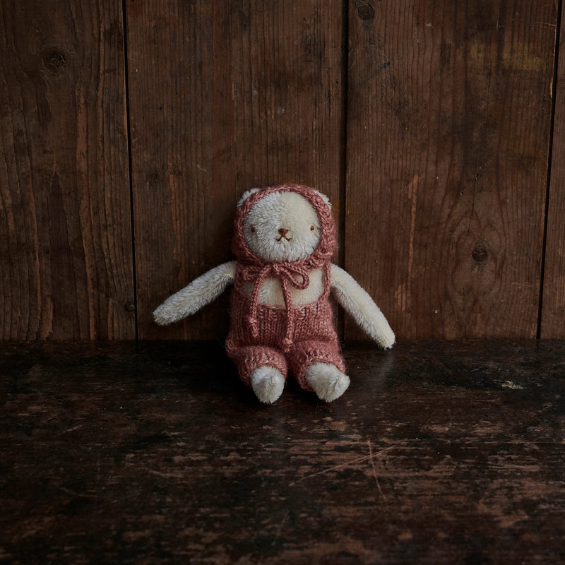 Handmade Mohair Floppy Bear - Cream