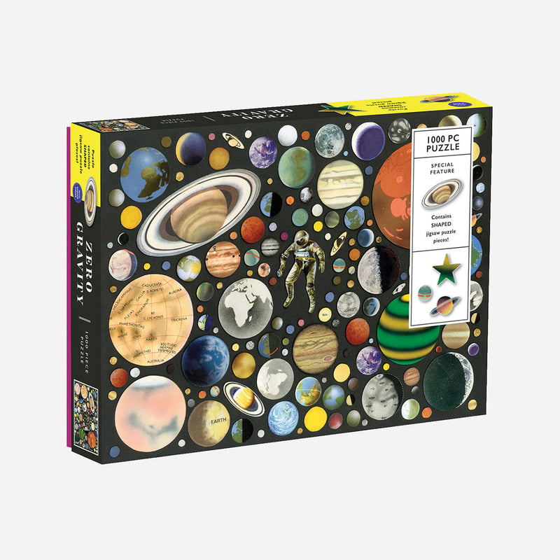 Zero Gravity 1000 Piece Puzzle With Shaped Pieces