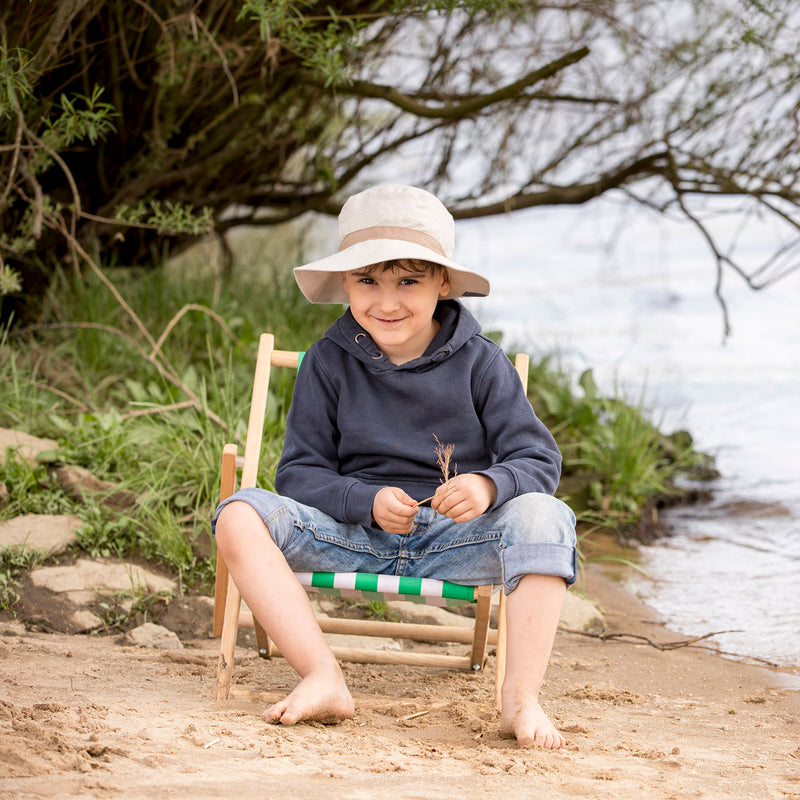Linen Olaf Sun Hat - Oat
