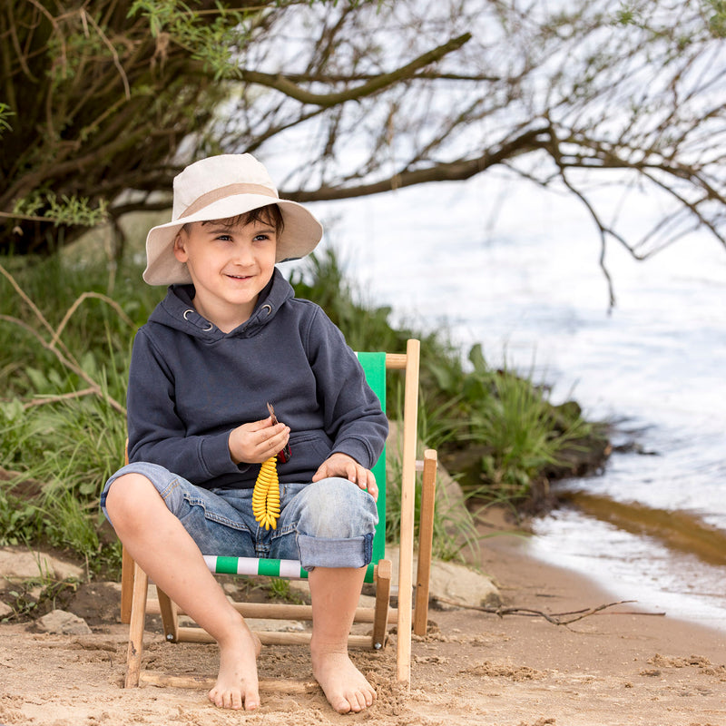 Linen Olaf Sun Hat - Oat