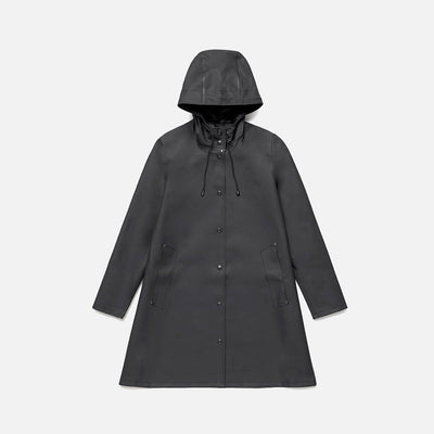Womens Classic Mosebacke Raincoat - Black