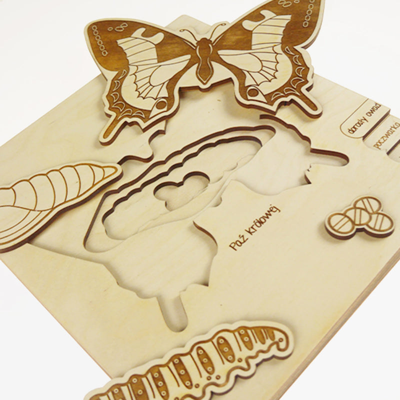 Bug's Life Wooden Puzzle - Swallowtail Butterfly