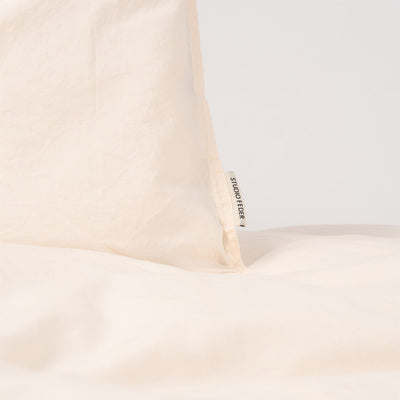 Cotton Duvet & Pillow Cover - Powder - Single