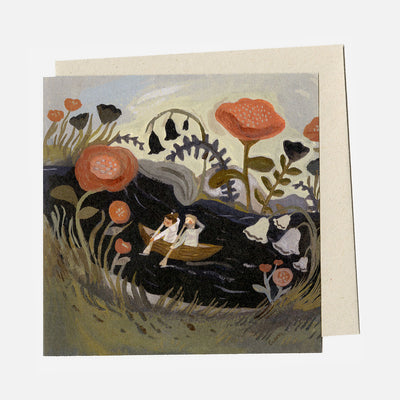 Greeting Card - Gently Up The Stream