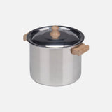 Child's Tall Cooking Pot With Lid - Aluminium