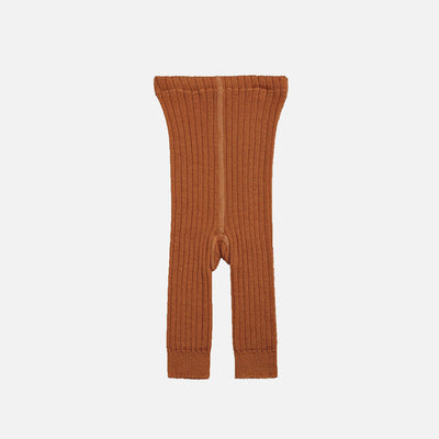 Baby& Kids Merino Wool Leggings - Copper