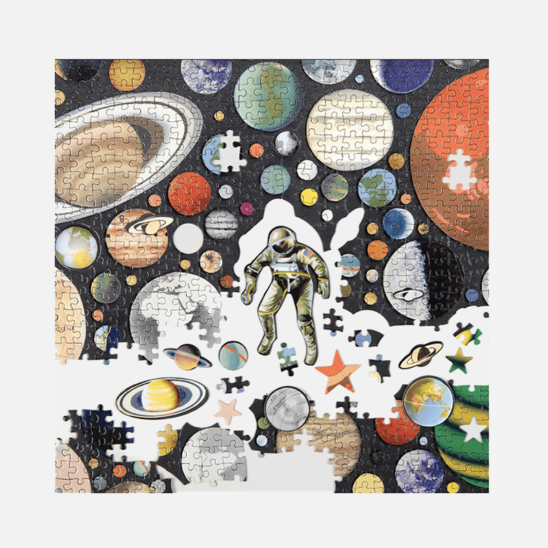 Zero Gravity 1000 Piece Puzzle With Shaped Pieces