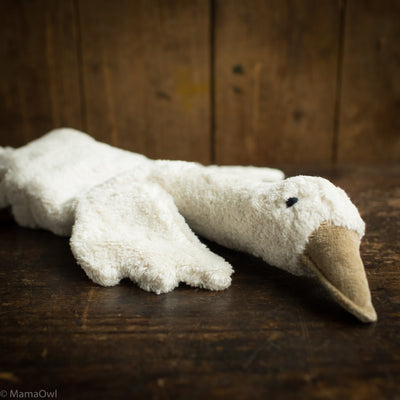 Cotton Small Goose - White