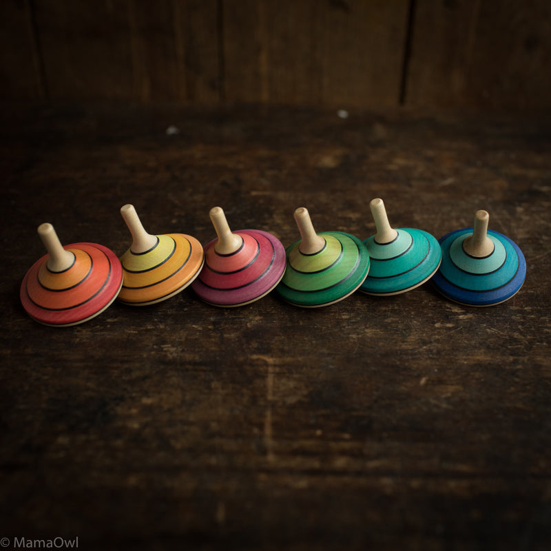 Wooden Tango Spinning Top - Various Options