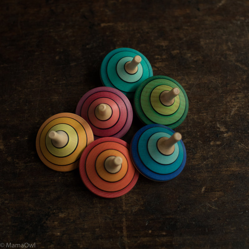 Wooden Tango Spinning Top - Various Options