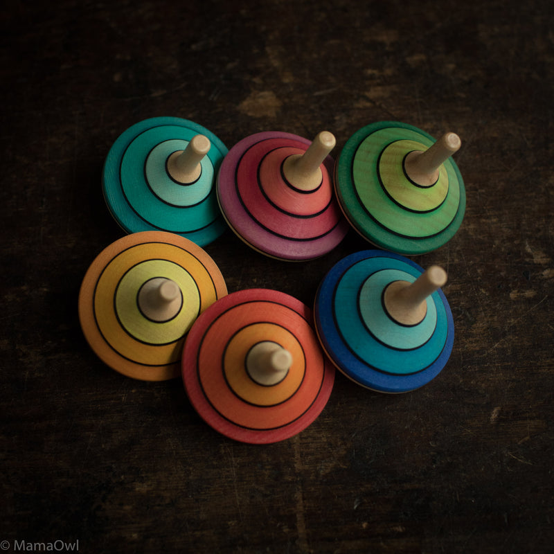 Wooden Tango Spinning Top - Various Options