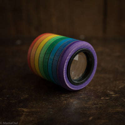 Wooden Rainbow Kaleidoscope