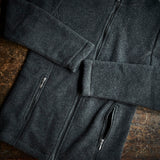 Adults Merino Wool Fleece Jacket - Black