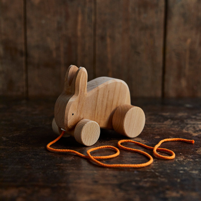 Wooden Bobbing Rabbit - Pull Along