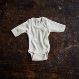 Baby Merino Wool & Silk Premature Wrap Body - Natural