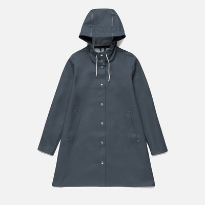 Womens Classic Mosebacke Raincoat - Charcoal