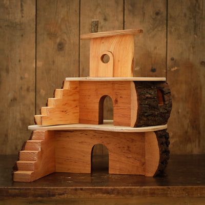 Handmade Small Wooden Treehouse