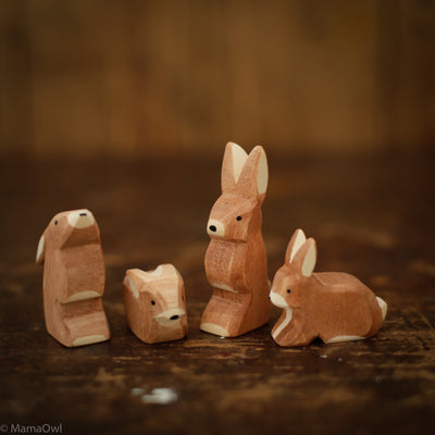 Handcrafted Wooden Rabbit