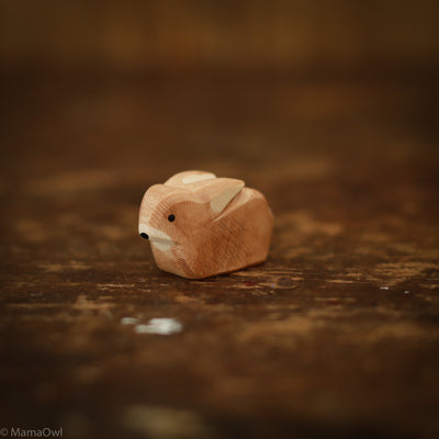 Handcrafted Wooden Baby Rabbit