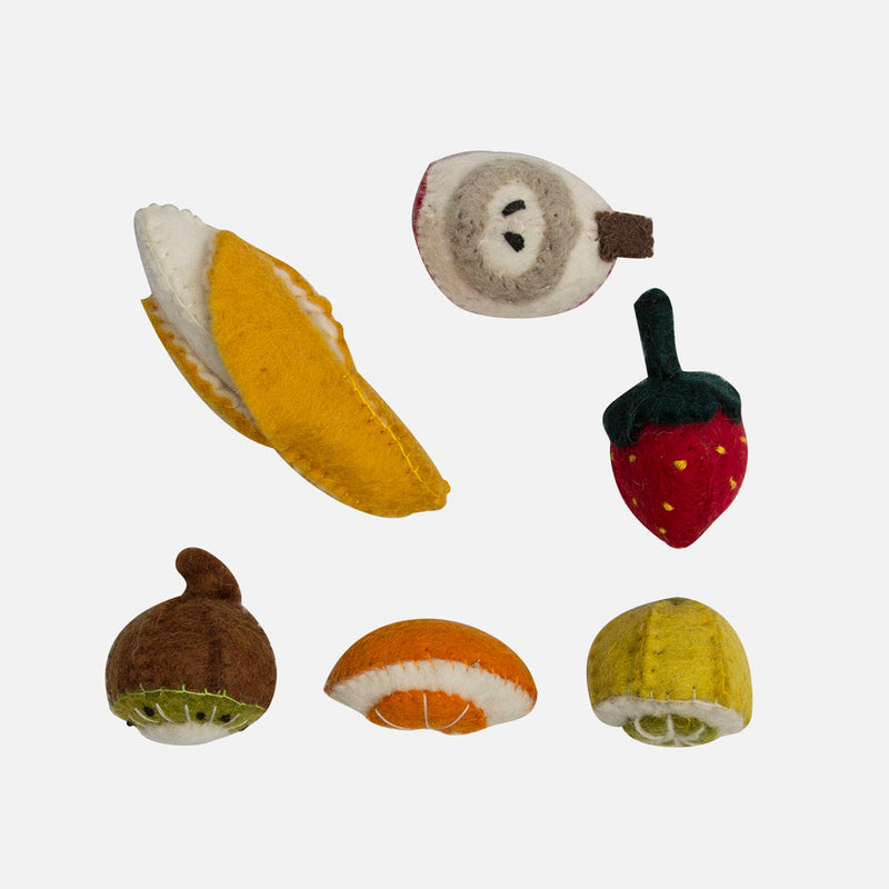 Felted Wool Mini Fruit Set - Boxed