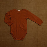 Merino Wool Long Sleeve Body - Cinnamon