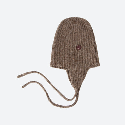 Baby & Kids Alpaca String Hat - Cocoa