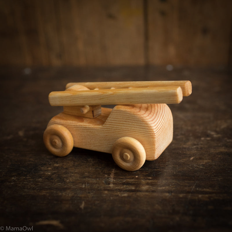 Wooden Small Firetruck