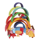 Wooden 12 Piece Rainbow - Colourful