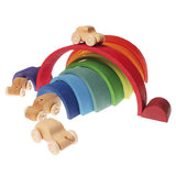 Wooden 12 Piece Rainbow - Colourful