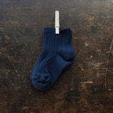 Baby & Kids Cotton Short Socks - Navy