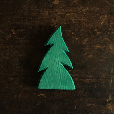 Handcrafted Wooden Small Fir Tree