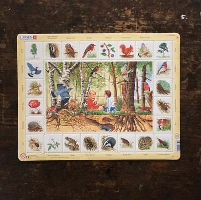 Cardboard Puzzle 48 pieces - Forest