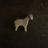 Handcrafted Wooden Brown Sheep