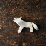 Handcrafted Wooden Wolf