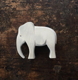 Handcrafted Wooden Large Bull Elephant