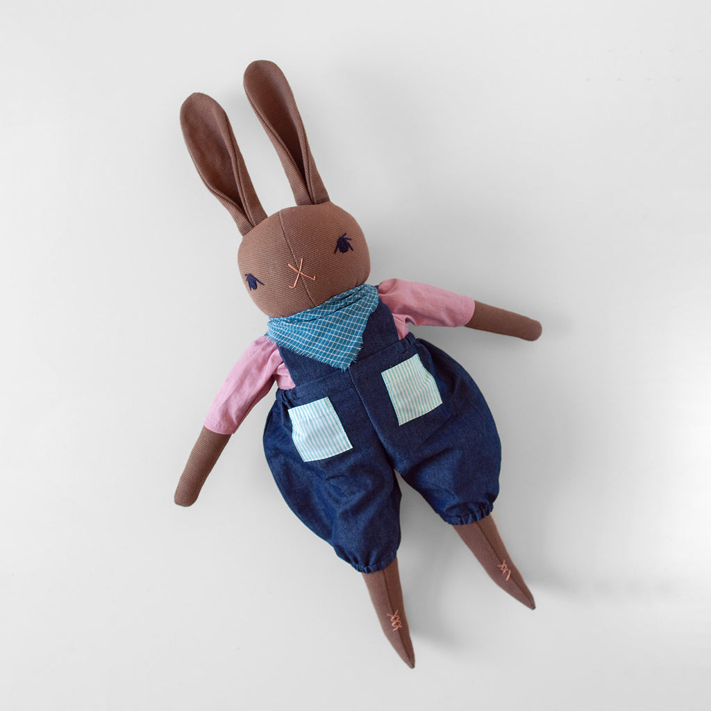 Handmade Cotton Large Rabbit - Luca – MamaOwl