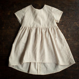 Hemp/Cotton Goldilocks Dress - Ivory Stripe