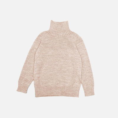 Baby & Kids Alpaca/Merino Wool Sailor Sweater - Cream Twist