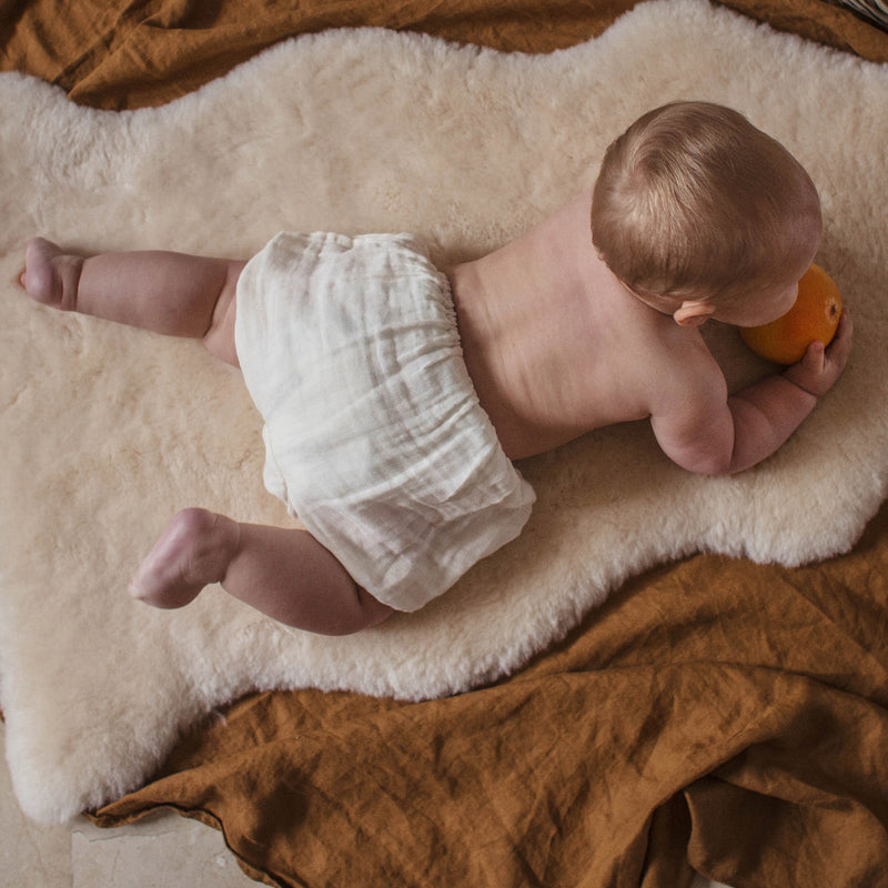 Merino Sheepskin Wrigglemat - Milk