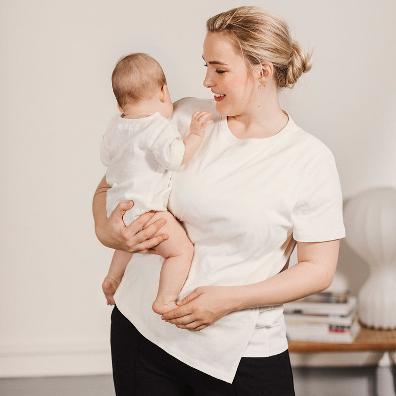 Cotton Maternity Tee - Tofu