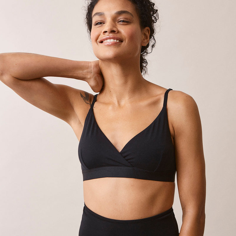 Maternity Go-To Triangle Bra - Black