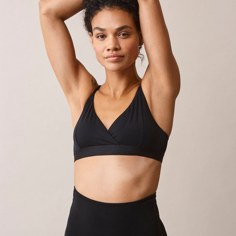 Maternity Go-To Triangle Bra - Black